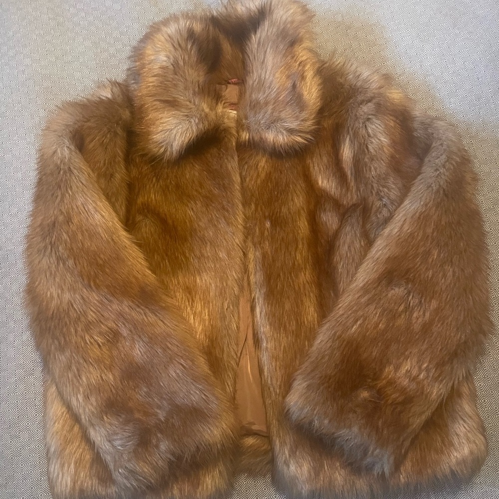 Super cute never worn Abercrombie and fitch faux jacket